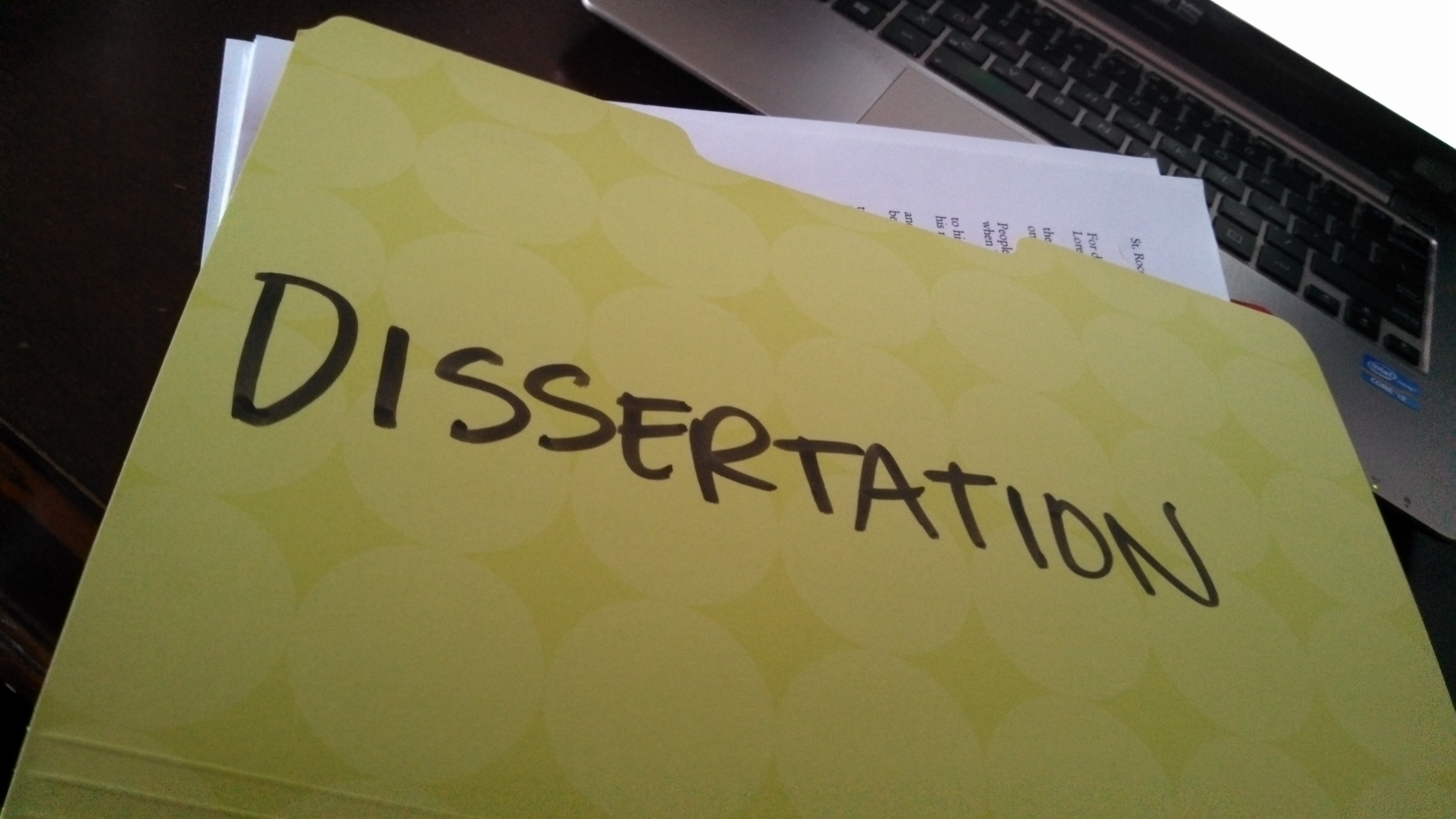 Dissertation planning strategic
