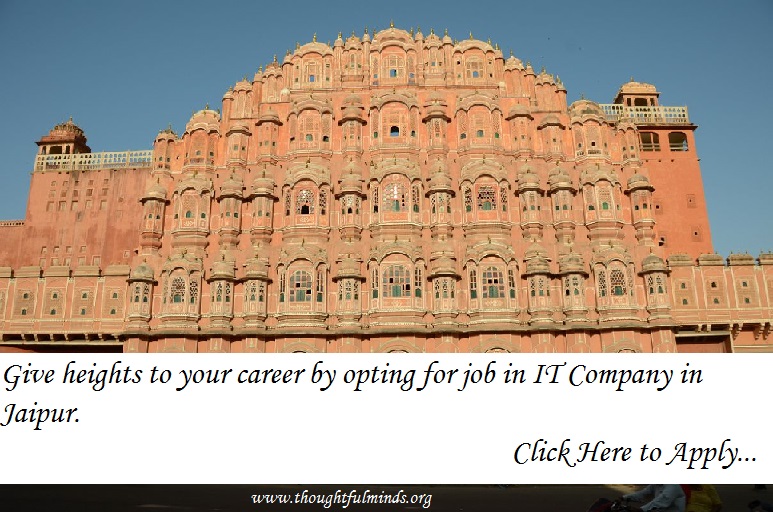 Jobs for freshers in IT Company Jaipur