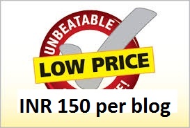 INR 150 per blog