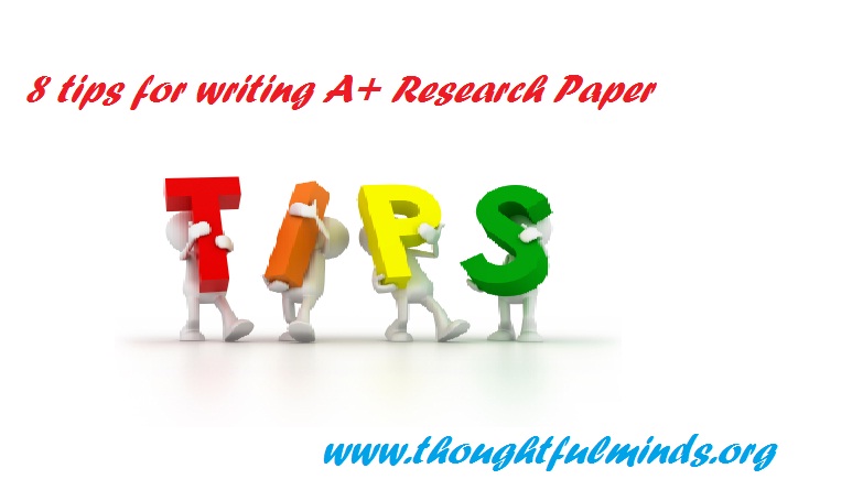 Tips for writing research paper