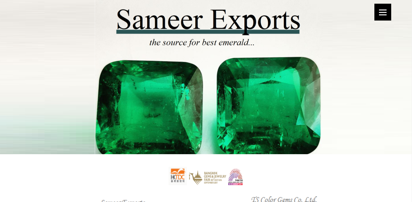 Sameer exports- jewelry website development-Thoughtfulminds