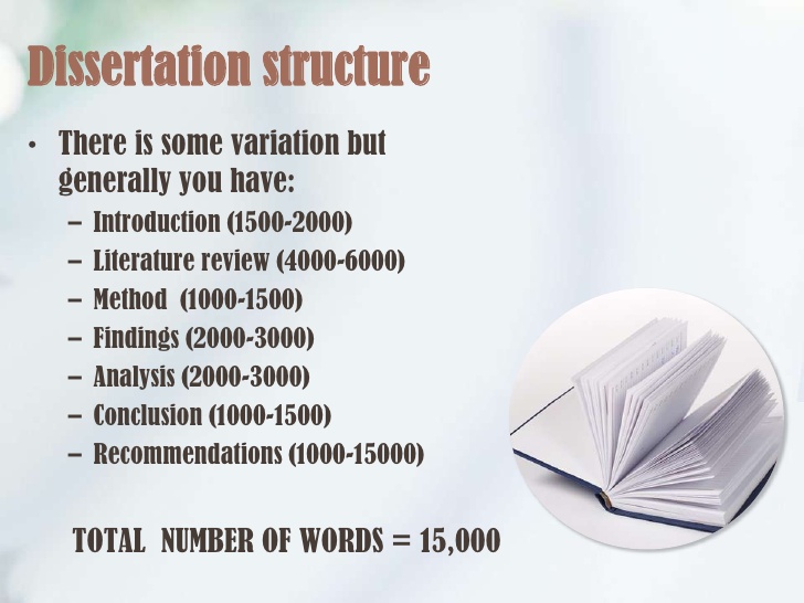 dissertation structure