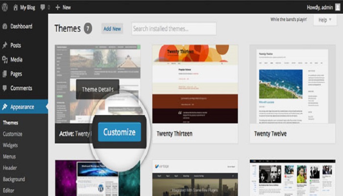 WordPress-theme-customize-ThoughtfulMinds