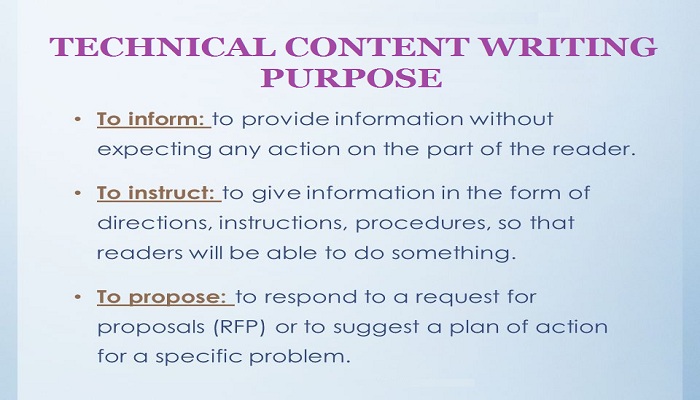 Purpose of technical writing-ThoughtfulMinds