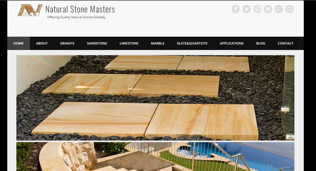 Natural Stone Masters- Stone Website Development-ThoughtfulMinds