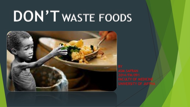 Dont waste Food