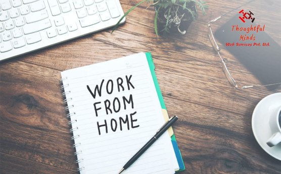 Writing work sales from home